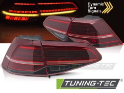 LED TAIL LIGHTS RED LED SEQ fits VW GOLF 7 13-19