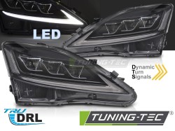 FULL LED HEADLIGHTS LEXUS IS 06-13 LED BLACK