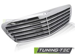 GRILLE CHROME-CARBON LOOK fits MERCEDES S-CLASS W221 05-09