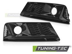 FOG LIGHT COVER GLOSSY BLACK fits  AUDI A4 B9 15-19