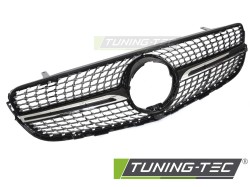 GRILLE DIAMOND BLACK CHROME with CAMERA HOLE fits MERCEDES GLC W253 15-18