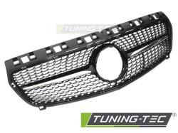 GRILLE DIAMOND BLACK CHROME fits MERCEDES W176 12-15