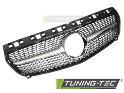 GRILLE DIAMOND SILVER CHROME fits MERCEDES W176 12-15