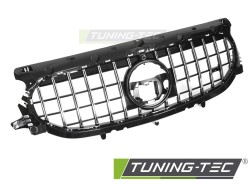 GRILLE SPORT BLACK CHROME fits MERCEDES GLA H247 19-23