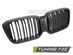 GRILLE SPORT MATT BLACK DOUBLE BAR fits BMW X3 G01 LCI / X4 G02 LCI 21-25