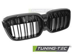 GRILLE SPORT GLOSSY BLACK DOUBLE BAR fits BMW iX3 G08 LCI 21-25