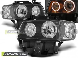 HEADLIGHTS ANGEL EYES BLACK fits VW T4 08.96-03.03 BUS