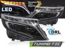 HEADLIGHTS FULL LED BLACK fits MERCEDES V-CLASS / VITO W447 14-23