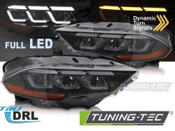 HEADLIGHTS FULL LED SEQ DRL fits FORD MUSTANG 18-22 