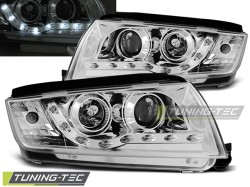 HEADLIGHTS DAYLIGHT CHROME fits SKODA FABIA I 99-08