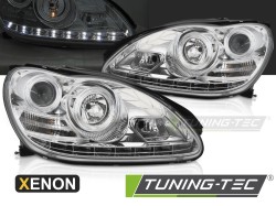 XENON HEADLIGHTS CHROME LED fits MERCEDES W220 10.02-05.05