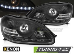XENON HEADLIGHTS BLACK LED fits MERCEDES W220 10.02-05.05