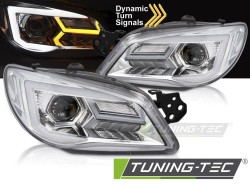 HEADLIGHTS CHROME fits SUBARU IMPREZA II GD GG 05-07