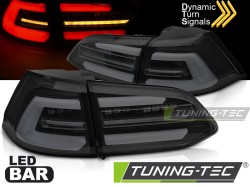 LED TAIL LIGHTS BLACK SMOKE SEQ fits VW GOLF 7 17-19 SW